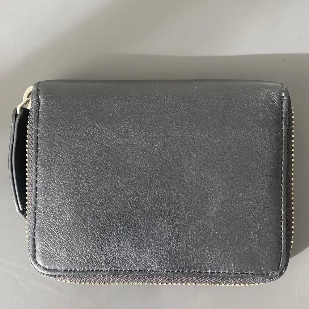Liebeskind Berlin Black Women’s Bifold Wallet Nappa Leather Classic Minimalist